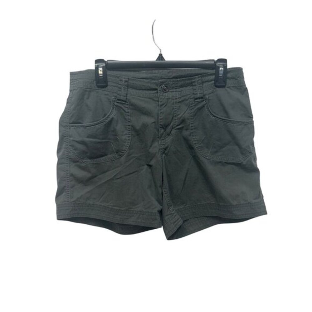 Kühl‎ Womens Olive Green Casual Shorts W/ Pockets Size 8 Cotton Blend